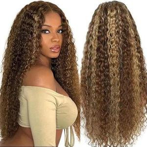 [Springtok] FABA 9x6 HD Glueless Wigs P4-27 Color water wave Lace Front Wig Human Hair , pre-everything and parting max curly wigs