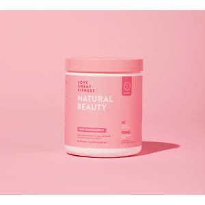 LSF Natural Beauty Blend Collagen Supplement For Skin, Hair & Nails - Dragonfruit Flavor, Naticol Marine Collagen, 7+ Skincare Ingredients, Sugar Free, Gluten Free, Non-GMO