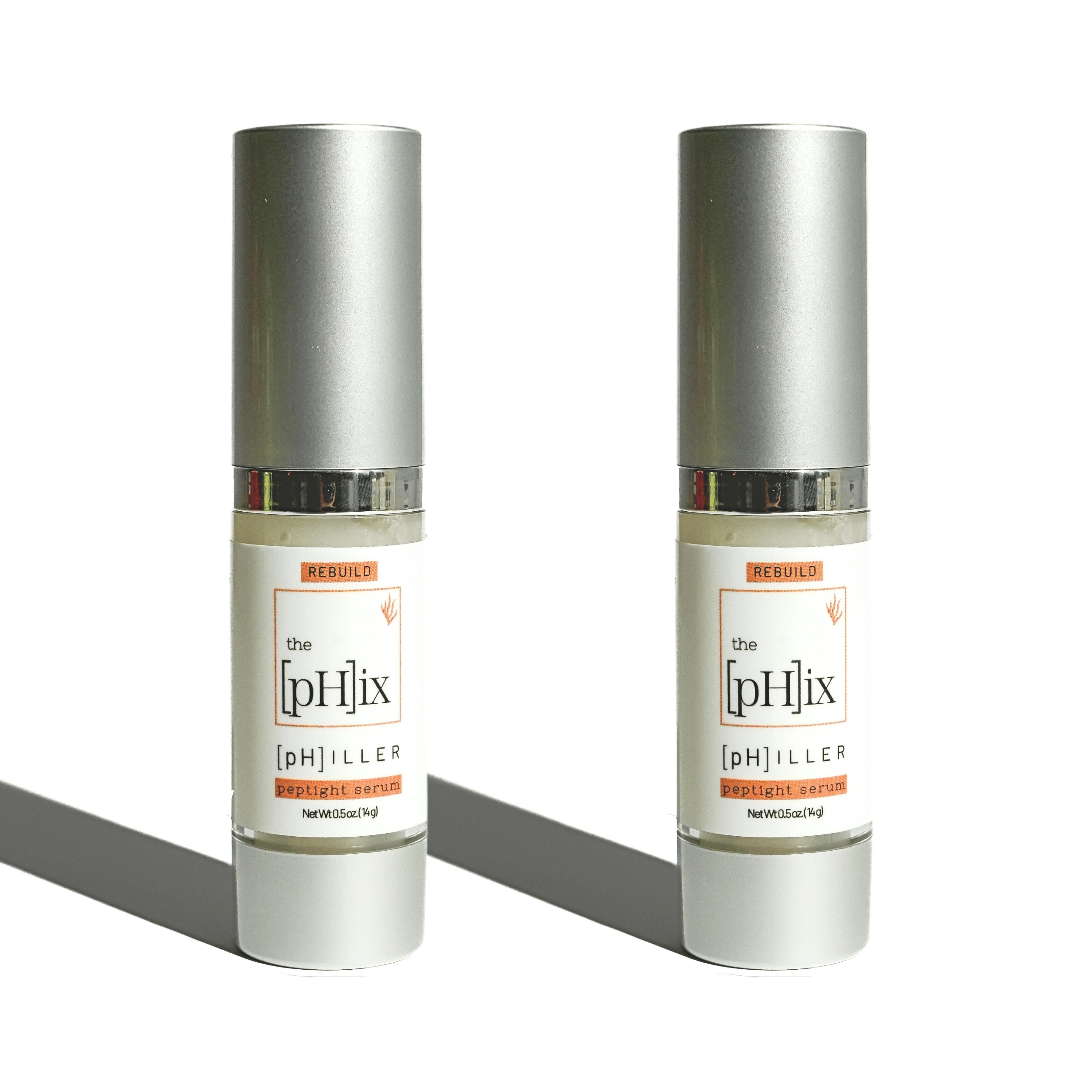 The pHix Philler Peptide Duo- Facial Serums - Collagen Promotion + Target Wrinkles Skincare Daily