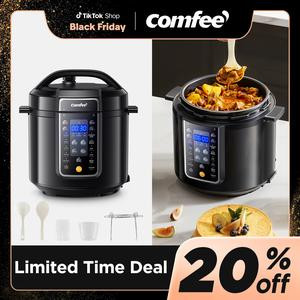 COMFEE’ 9-in-1 Electric Pressure Cooker Olla de Presion 6QT Slow Rice Cooker 14 Presets Instant Multi Cooker