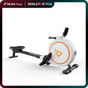 DeerRun RW600 Adjustable 32-Level Magnetic Resistance Long Slide Rail Smart Rowing Machine Home Gym Fitness Equipment with Smart APP