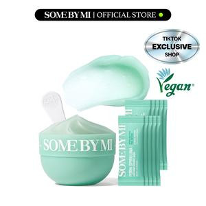 [SOME BY MI] Spirulina Soothing Sherbet Mask (1g*10ea) – Vegan PDRN Cooling Face Mask - Cryo Mask for a Cold Plunge - Korean Skin care