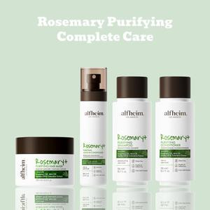 Rosemary Purifying Shampoo Conditioner Mask and Spray Set Volumizing Moisturizing Strengthening Protecting for Hair with Peppermint and Jojoba Oils