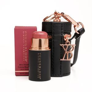 YB Cosmetics Mini Mulberry VividLuxe Crème Blush Stick with Limited Edition Signature Keychain