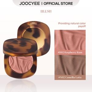 JOOCYEE Tortoise Shell Matte Blush Highly Pigmented Non-Fading Long Lasting Healthy Glow Makeup Cosmetic Multicolor