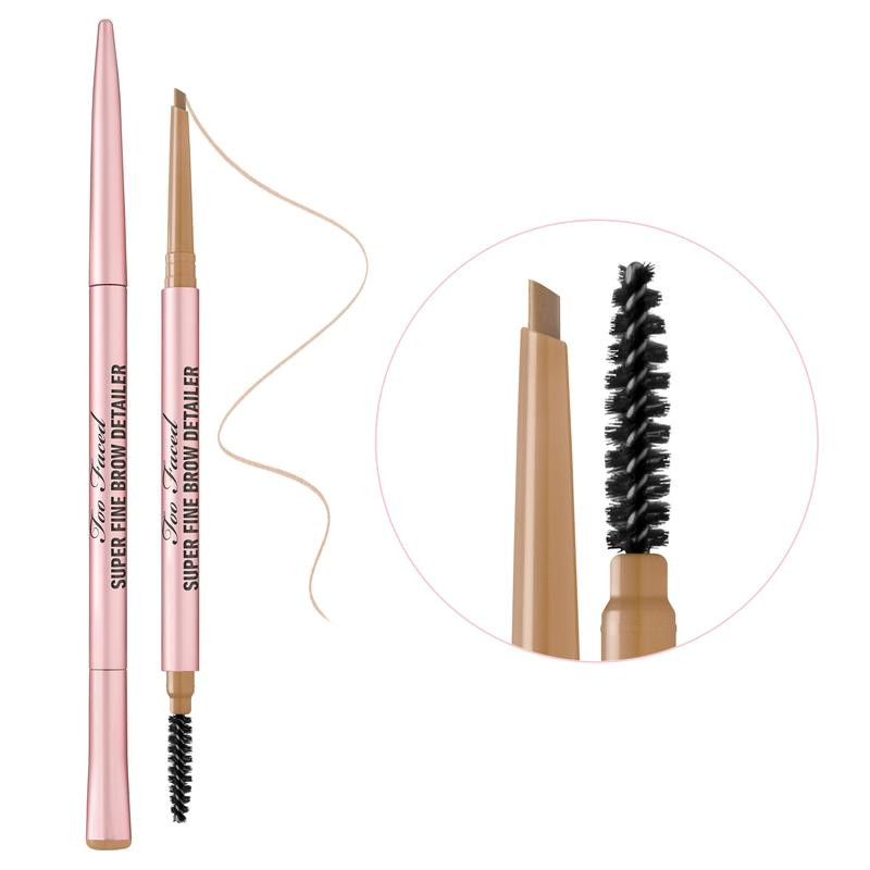 Too Faced Super Fine Waterproof Smudge Proof Long Wear Brow Detailer Eyebrow Pencil