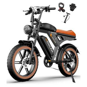 V30 Max&V30 Pro Max E-Bike for Adults，48v 15.6Ah Fat Tire bike dual moto AWD 1500W 35MPH Bicycles 21-Speed with lgnition Lock Hydraulic Disc Brake，Electric Bike