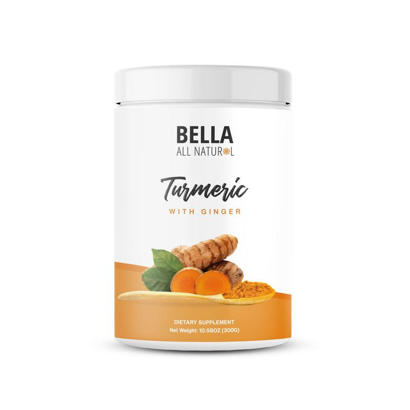 Bella All Natural Turmeric with Ginger, 300g