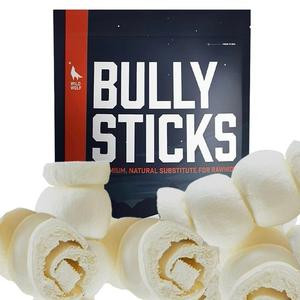5-6” Beef Collagen Cheek Rolls (5 Pack) 100% Natural and Extra-Thick - Single-ingredient - Long-lasting for Big Dogs and Aggressive Chewers