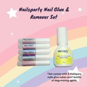 Nailsparty Nail Glue & Remover – Salon-Quality At-Home Remedy for Perfect Nails
