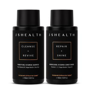 2-Step Vitamin Haircare System - Shampoo & Conditioner Oil Aloe Nourishing Cleanser