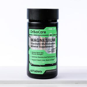 DrBioCare Magnesium Glycinate, Contains Ashwagandha, Vitamin d3, Vitamin C, Turmeric ,Milk Thistle,Calcium ,Vitamin E