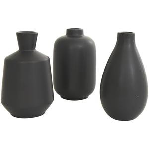 Set of 3 Ceramic Decorative Vase with Varying Shapes