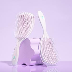 Nature Spell FlexiFlow Detangling Hair Brush | Detangles All Hair Types | For Wet & Dry Hair | Flexible Strands for Pain Free Brushing & Cleaning | Eliminates Knots & Reduces Breakage