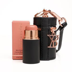 YB Cosmetics Mini Pink Prosecco VividLuxe Crème Blush Stick with Limited Edition Signature Keychain