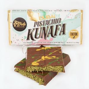 Viral Dubai Milk Chocolate Pistachio Kunafa Ultimate Chocolate Bar Experience Dessert Indulgence