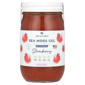 True Sea Moss Sea Moss Gel, Strawberry , 16 fl oz (453 g)