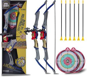 CloverCat 2 Pack Kids Bow and Arrow Set - Kids Archery Shooting Set with Target, Quiver and Suction Cup Arrows