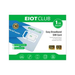 1GB 30DAYS Hotspot SIM Card for WiFi Hotspot - 5G and 4G LTE with US Networks - Cellphone, Router, Smartphone, Multi-Size, data only