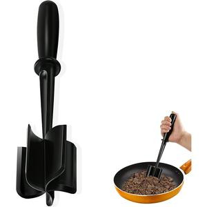 Meat Chopper, Hamburger Chopper, Potato Masher-Professional Multifunctional Heat Resistant Nylon Ground Beef Smasher Kitchen Tools and Gadgets, ​Safe for Non-Stick Cookware YEYUNTO