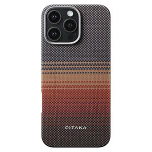 PITAKA iPhone 16 Pro MagEZ Case 6 - Sunset Design - Easy Access Cutouts Cover with MagSafe Compatible Design Magnetic Apple iPhone Cover