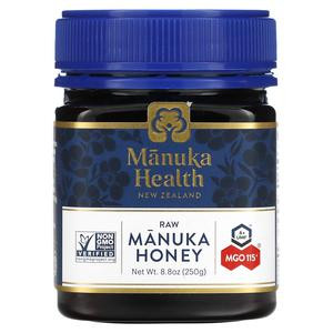 Manuka Health Raw Manuka Honey, UMF 6+, MGO 115+, 8.8 oz (250 g)