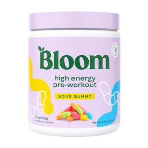 Bloom Nutrition High Energy Pre Workout Powder, Amino Energy Supplement Fitness