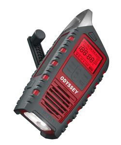 Eton Adventure Series Odyssey- Multi-Powered All-Band Radio (AM/FM, Weather, NOAA, Shortwave) Bluetooth, Solar Powered, Battery Powered, LED Flashlight, Phone Charger, IPX4, Emergency Beacon, Commitment to Preparedness Audio Rechargeable