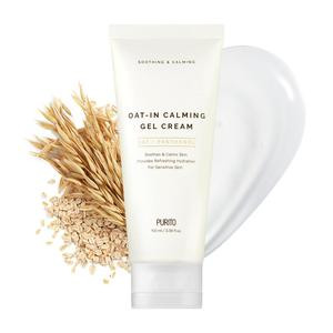 Oat-in Calming Gel Cream | Vegan Moisture Cream for Face with Natural Ingredients | Hydrating & Soothing | For Sensitive Skin [100ml/3.38 fl. oz.]