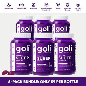6 Pack Dreamy Sleep  Melatonin Gummies