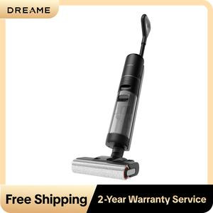 DREAME H12 PRO Wet Dry Vacuum Cleaner, Smart Floor Cleaner Cordless Vacuum and Mop for Hard Floors, One-Step Edge to Edge Cleaning with Hot Air Drying Black