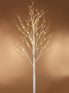Twinkle Star 1 or 2 Pack - 6 Feet 96 LED Lighted Birch Tree for Thanksgiving Decor Home Wedding Party Indoor Outdoor Christmas, Fall, Autumn Decoration, Warm White