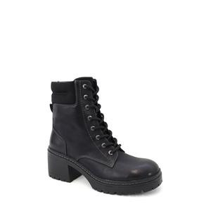JOLENE-07 Women's Western Lug Sole Lace Up Combat Boot Girl Walking Shoes Girl Walking Shoes