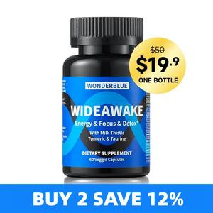 MagicBlue - Natural Ingredients of Guarana, Zinc, Milk Thistle for Vitality and Endurance USA MADE - FDA&GMP Dietary Healthcare liver detox cleanse Father'sdayGift Fitness
