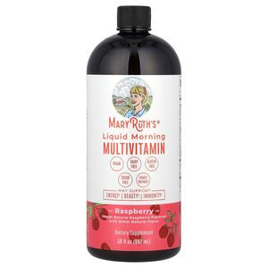 MaryRuth's Liquid Morning Multivitamin, Raspberry, 30 fl oz (887 ml)