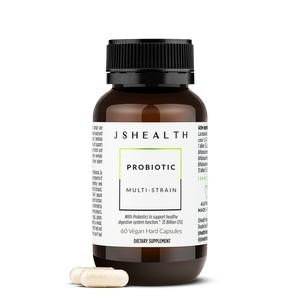 Probiotic (Multi-Strain) - 2 Months Supply | 60 Capsules | Vegan Dietary Supplement