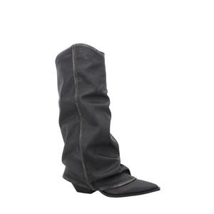 KWEEN-30 Women's Scrunch Style Foldover High Boot Girl Walking Shoes Girl Walking Shoes Girl Walking Shoes Footwear Casual Footwear Casual