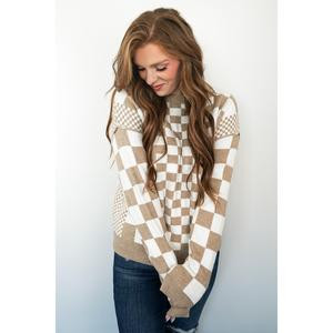 Autumn Checkmate Sweater