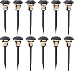 MAGGIFT Solar Pathway Lights Outdoor Solar Garden Lights for Patio, Yard, Driveway