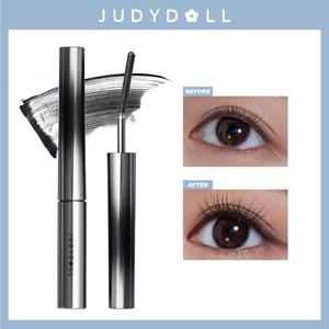 Judydoll 3D Curling Eyelash Iron Mascara, Black & Brown, Curling & Lengthening, Long-Lasting Formula, Waterproof, Smudge-Proof, 24-Hour Wear, Natural Extension and Thickening Effect, Ultra Fine Volumizing Mascara, Cosmetics Tools, Halloween Makeup