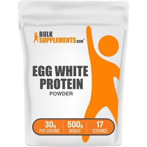 BulkSupplements Egg White Protein Powder - Proteins - Amino Acids - Egg Protein - Workout - 100g-1kg - 30g per Serving
