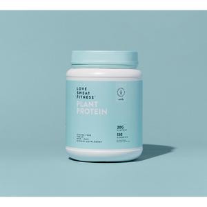 LSF Vanilla Plant Protein Powder - 20g of protein, Sugar Free, Gluten Free, Organic, Blends Smooth - Brown Rice & Pea Protein