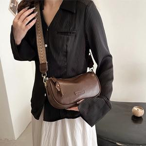 2024 New Fashion Two Straps Leather Simple & Stylish Shoulder Bag - Trendy Crossbody Bag, Multiple Colors,Large Capacity, purses for women in Millard Style purse