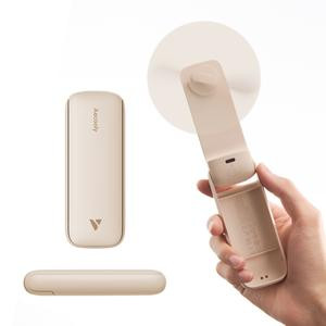 Aecooly Pocket01 Slim Portable Handheld mini Fan, USB Rechargeable,  Foldable, Quiet & Powerful Airflow, Travel & Summer Essential outdoor