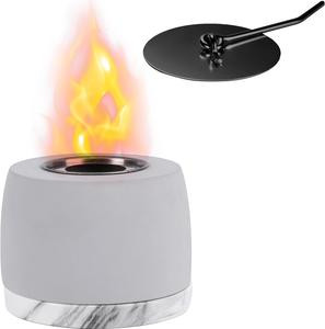 McKay Table Top Firepit, Small Fire Pit Bowl, Tabletop Fireplace for Indoor and Outdoor, Portable Smores Kit, Home Decor for Balcony, Patio, Garden