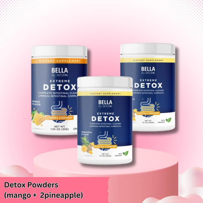 3 Pack-Detox Powders (1Mango+2Pineapple)