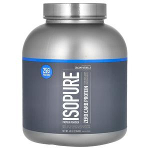Isopure Zero Carb Protein Powder, Creamy Vanilla, 4.5 lb (2.04 kg)