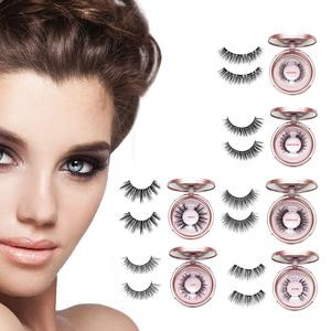 Magnetic Eyeliner & 3D Eyelashes Kit – Waterproof Makeup Set with Tweezers, Mirror, and Reusable Lashes Gentle Cosmetic