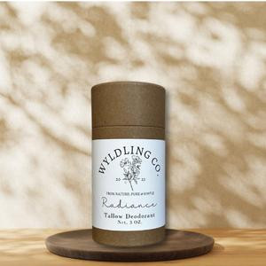 Tallow Deodorant - Mineral Enriched - Aluminum Free - Baking Soda Free