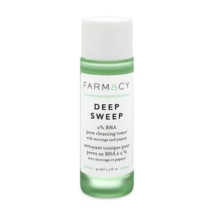 Farmacy Deep Sweep 2% BHA Toner for Face - Pore Cleaner and Facial Exfoliator - Salicylic Acid Face Toner - Mini Size